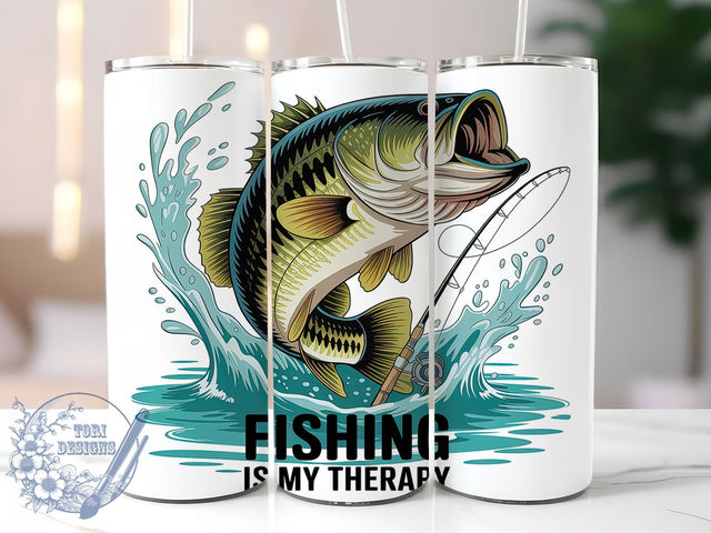 Fishing Quote Angler Tumbler Wrap, Angler Tumbler, Fishing Quote Design, Fisherman Gift, Sublimation Template, 20oz Tumbler Wrap, Outdoor Sports Gift Sublimation ToriDesigns 