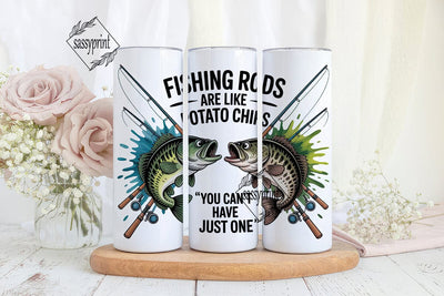 Fishing Rods & Potato Chips 20oz Sublimation sassyprint 