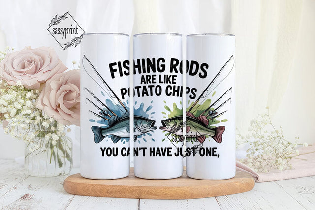 Fishing Rods & Potato Chips 20oz Sublimation sassyprint 
