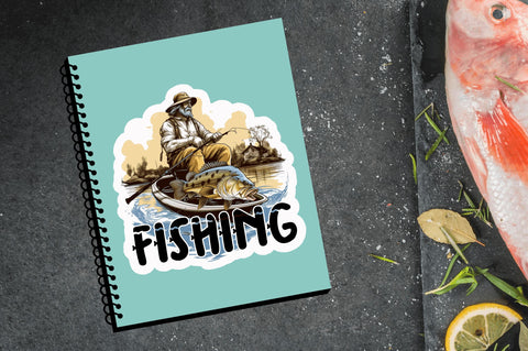 Fishing Sticker Design Sublimation Regulrcrative 