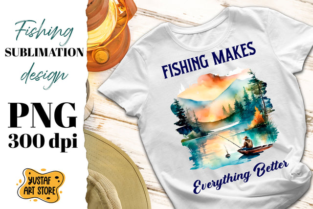 Fishing sublimation. Father's Day sublimation Sublimation Yustaf Art Store 