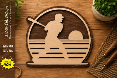 Fishing Sunset SVG | Angler Scene Laser Cut File | Glowforge CNC DXF PNG EPS SVG Regulrcrative 