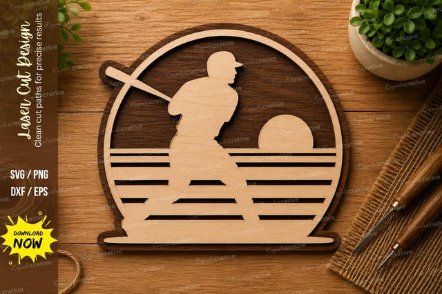 Fishing Sunset SVG | Angler Scene Laser Cut File | Glowforge CNC DXF PNG EPS SVG Regulrcrative 