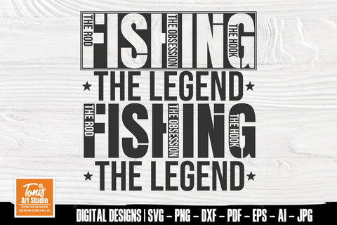 Fishing SVG Bundle | Fishing SVG PNG Cut Files For Cricut SVG TonisArtStudio 