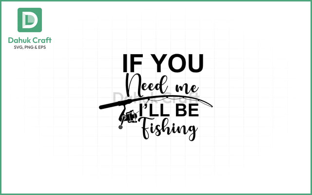 Fishing SVG – Less Talk, More Cast Fishing SVG PNG & EPS V5 SVG dahukdesign 