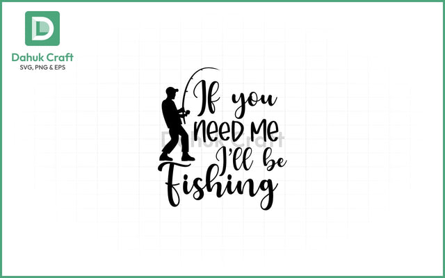 Fishing SVG – Less Talk, More Cast Fishing SVG PNG & EPS V6 SVG dahukdesign 
