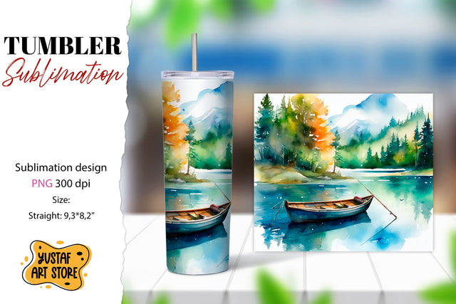 Fishing tumbler. Father's Day tumbler wrap Sublimation Yustaf Art Store 