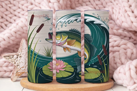 Fishing Tumbler Wrap 20oz Sublimation DesignSVG 