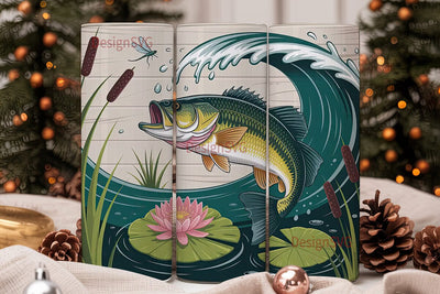 Fishing Tumbler Wrap 20oz Sublimation DesignSVG 