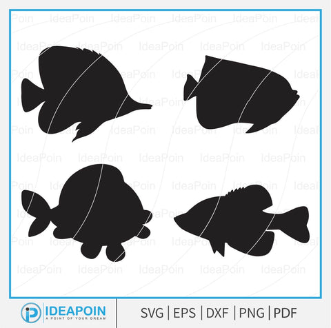 Fishs svg, Tropical fish set, Fish Species png, Aquarium Fish, Cartoon fish svg, Tropical Fish SVG, sea fishes, Set of fishes png, Set of colorful, Fish Clipart SVG Dinvect 