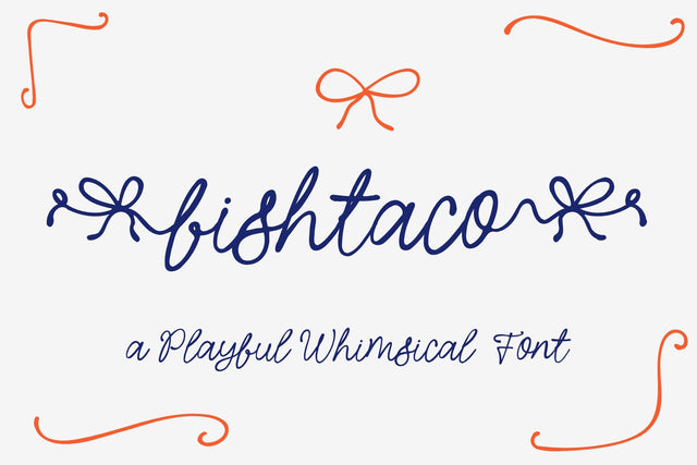 Fishtaco Script - Whimsical Font Font Jimtype Studio 