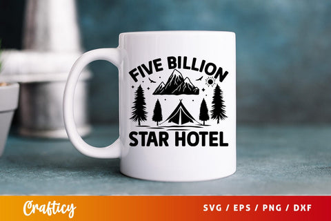 Five billion star hotel svg Design SVG Designangry 