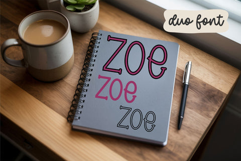 Five Stars Font Bundle – Handwritten Quirky Serif Font Font TonisArtStudio 