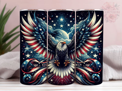Flag American Eagle 20oz Tumbler Wrap PNG, 4th of July Tumbler Png, Straight & Tapered Tumbler Wrap, Instant Digital Download Sublimation Li Zamperini 
