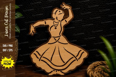 Flamenco Dancer Silhouette Laser Cut Svg Design SVG Regulrcrative 