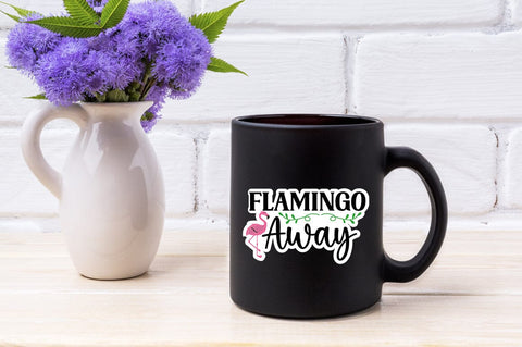 Flamingo Away SVG Design SVG Designangry 