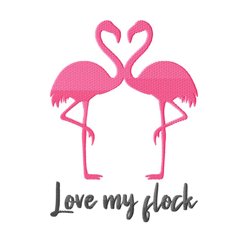 Flamingo Embroidery Designs Bundle - 6 Designs, Flamingo Quotes Embroidery Patterns, Flamingo Sayings Embroidery Files Embroidery/Applique DESIGNS HappyDesignStudio 