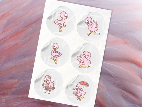 Flamingo SVG Design Set SVG HalieKStudio 