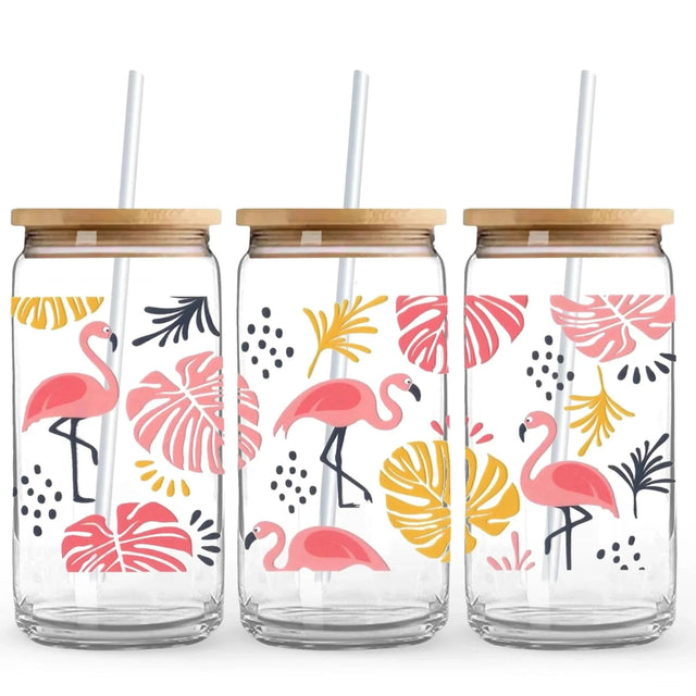 Flamingo Tropicana 9.7 x 4.3 UV Wrap (Cup NOT Included) Physical DIY Craft Warehouse 