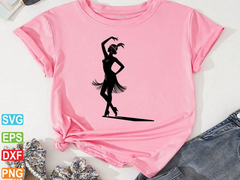 Flapper Girls Svg, Flapper Girl Silhouette, Flapper Girls Dxf SVG Creativeart88 