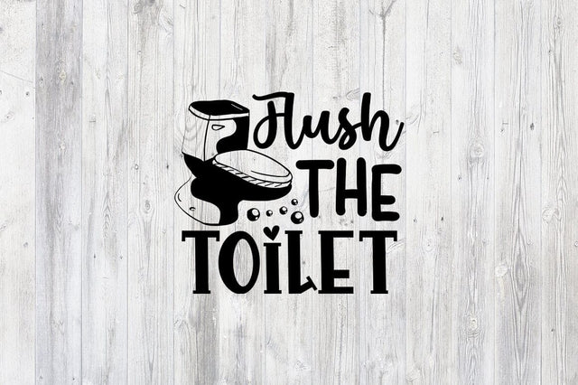 Flash the toilet SVG Design SVG Designangry 
