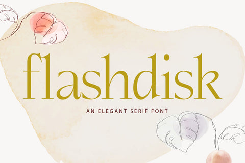 Flashdisk Font gatype 