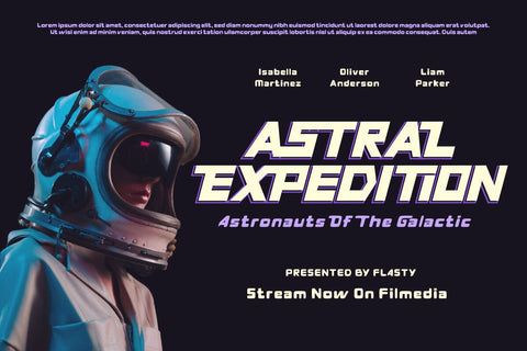 Flasty - Futuristic Font Font twinletter 