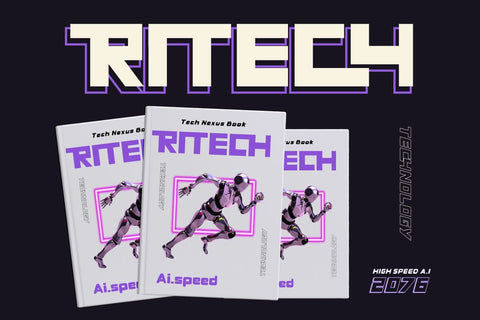 Flasty - Futuristic Font Font twinletter 