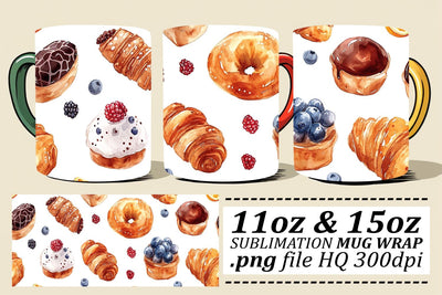 Flavorful Mug Wrap Sublimation Sublimation afrosvg 