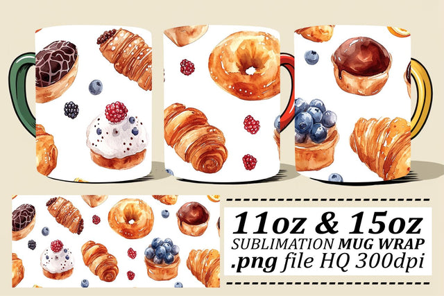 Flavorful Mug Wrap Sublimation Sublimation afrosvg 