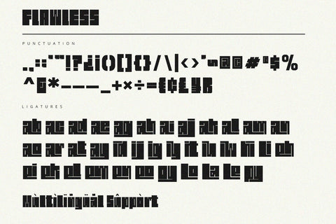 Flawless - Display Font Font Alpaprana Studio 