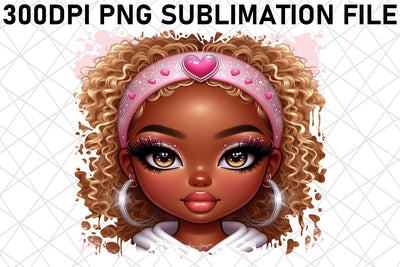Flawless PNG quality, enhances your sublimation designs! , Love Girl Sublimation afrosvg 