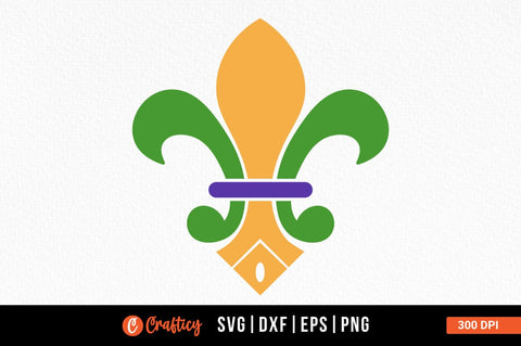 Fleur De Lis mardi gras SVG Design SVG Designangry 