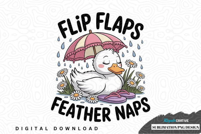 Flip flaps feather naps sublimation png design Sublimation Regulrcrative 