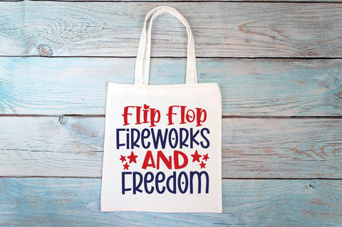 Flip Flop Fireworks and Freedom SVG Design SVG Designangry 