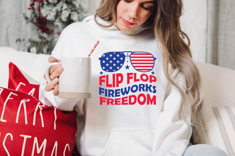 flip flop fireworks freedom SVG Angelina750 