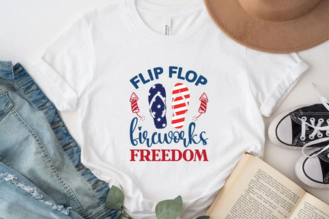 flip flop fireworks freedom SVG Angelina750 