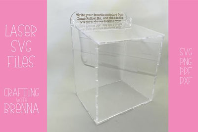 Flip Top Box Laser SVG File SVG Crafting With Brenna 