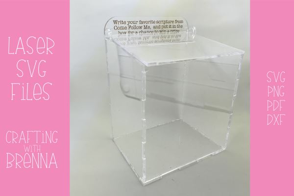 Flip Top Box Laser SVG File SVG Crafting With Brenna 