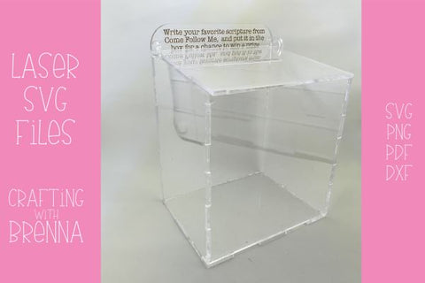 Flip Top Box Laser SVG File SVG Crafting With Brenna 