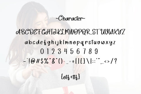 Flirty Smile - Valentine Font Font Masyafi Studio 