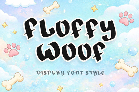 Floffy Woof Font Prasetya Letter 