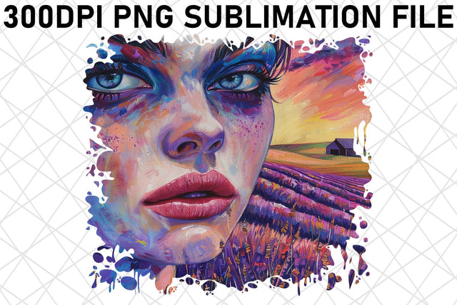 Floral African American Woman Sublimation afrosvg 