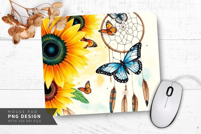 Floral Artistry Mousepad Sublimation Regulrcrative 