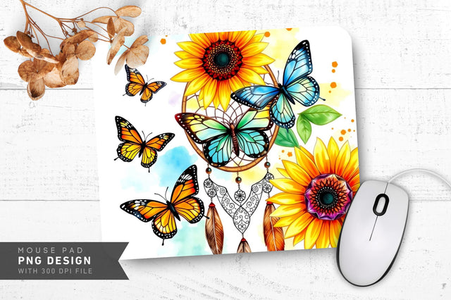 Floral Artistry Mousepad Sublimation Regulrcrative 