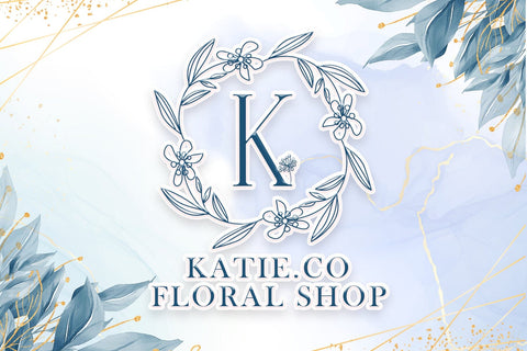 Floral Baby Monogram Font Dm Letter Studio 