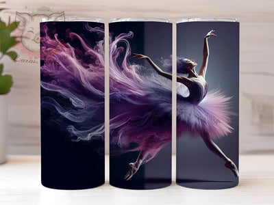 Floral Ballet Dancer 20oz Tumbler, Floral Dance Gift, 20oz Tumbler Wrap, Sublimation Design, Artistic Dance Art, Dance Lover Gift, Ballerina Decor Sublimation Lara' s Designs 