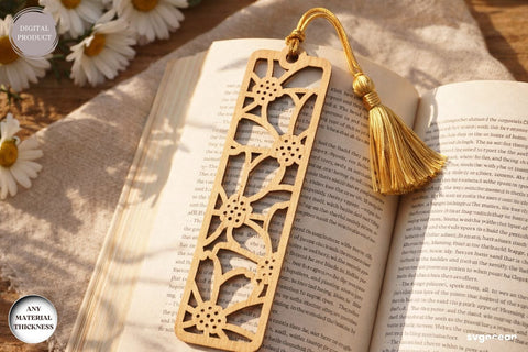 Floral Bookmarks Laser Cut Bundle SVG SvgOcean 