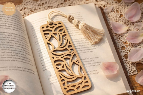 Floral Bookmarks Laser Cut Bundle SVG SvgOcean 