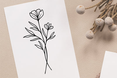 Floral Bouquet Art SVG RFCreative 